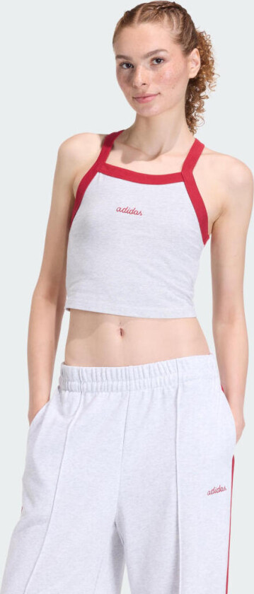 Seasonal Essentials Colorpop Tanktopp with Embroidered Graphic