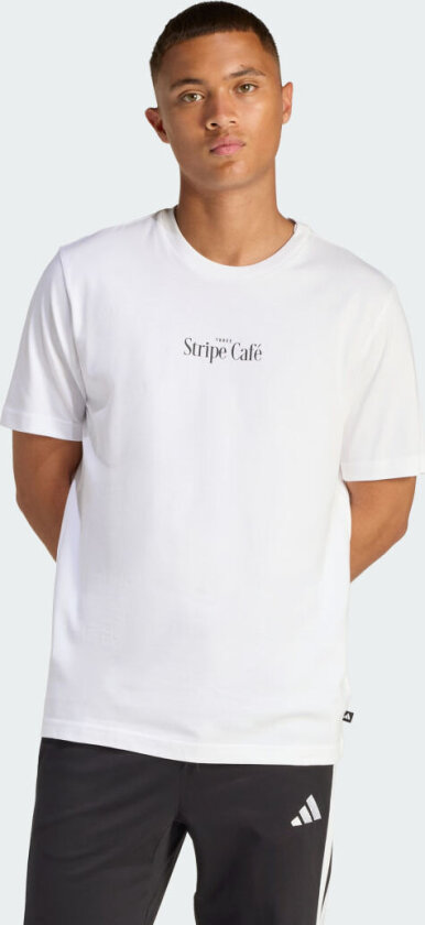 COFFEE CAFE DONUT BOX GRAPHIC T-SKJORTE