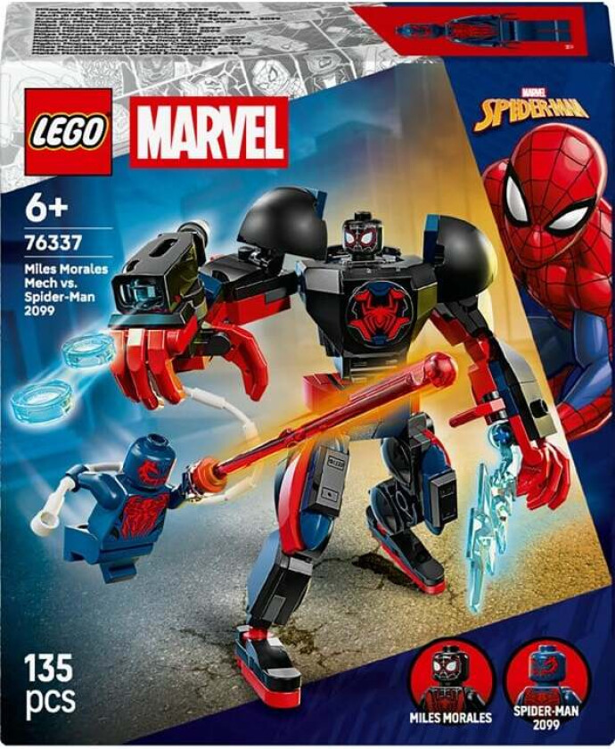 Super Heroes Marvel 76337 Miles Morales-robot mot Spider-Man 2099