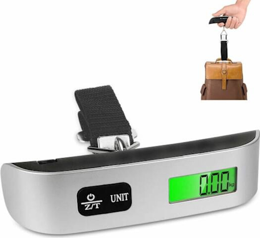Digital Bagasjevekt, 100 lbs Hengevekt med Bakgrunnsbelysning