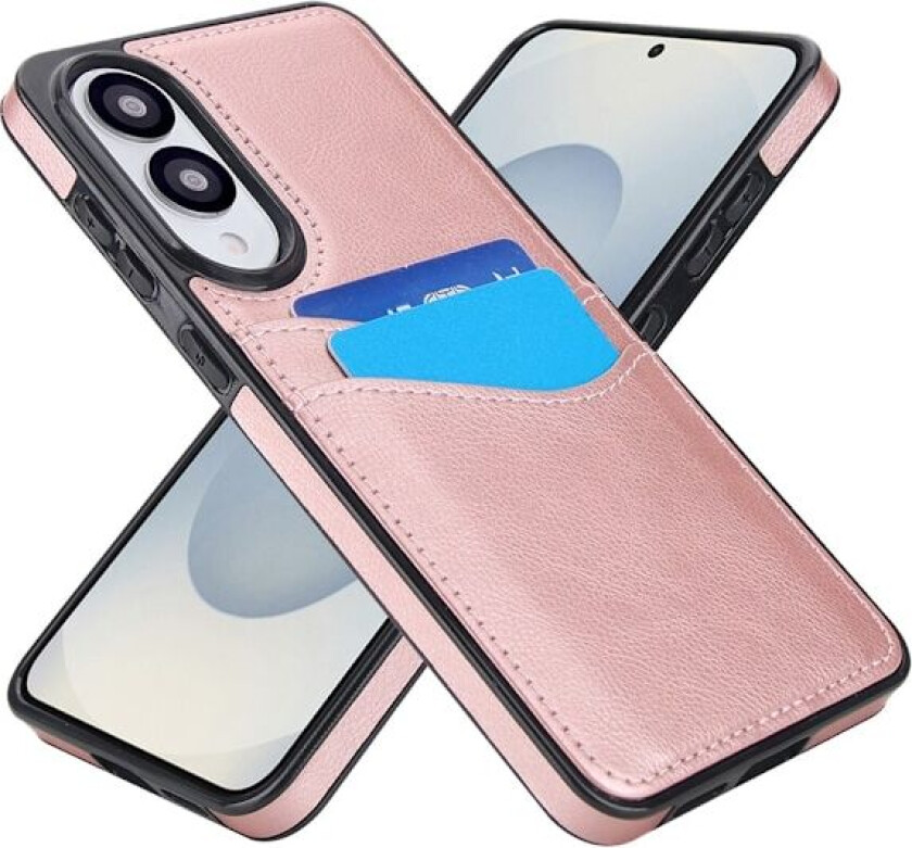 For Samsung Galaxy S25 Edge Deksel Kortlomme Slank PU+TPU Mobildeksel