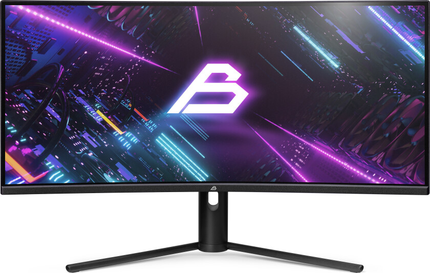 34UW2K-V2 UWQHD Gaming Skjerm - 34", 3440x1440, 180Hz, VA, 1ms, Sort