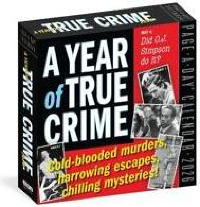 Year of True Crime Page-A-Day® Calendar 2026