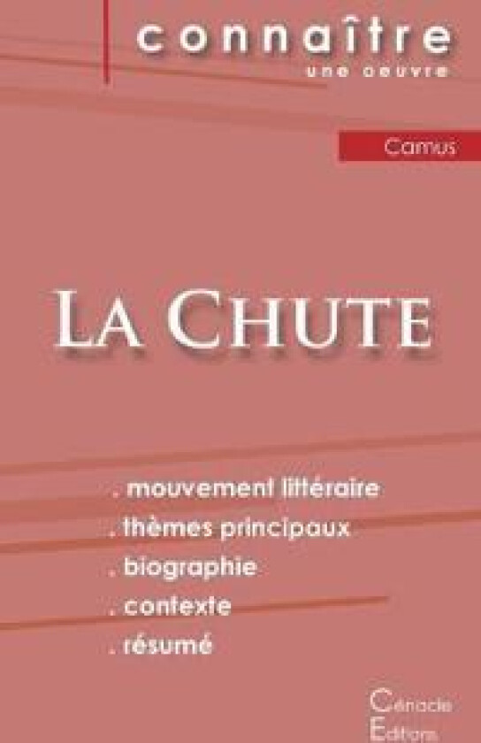 Fiche de lecture La Chute de Albert Camus (analyse littéraire de référence et résumé complet)
