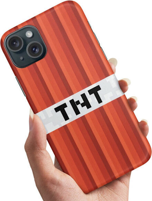 iPhone 15 - Deksel/Mobildeksel Minecraft TNT