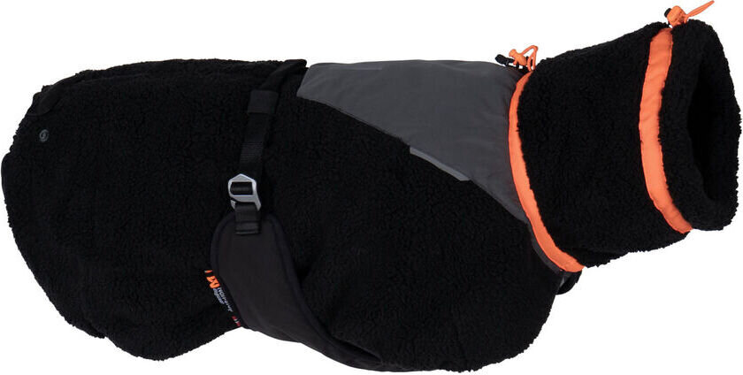Trekking Fleece Dog Coat – Black/Orange