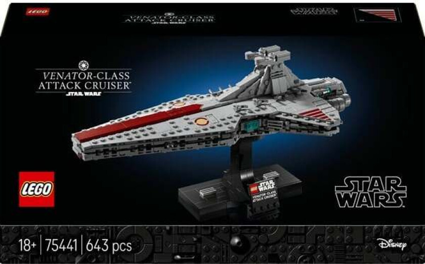 Star Wars 75441 Attack Cruiser i Venator-klassen