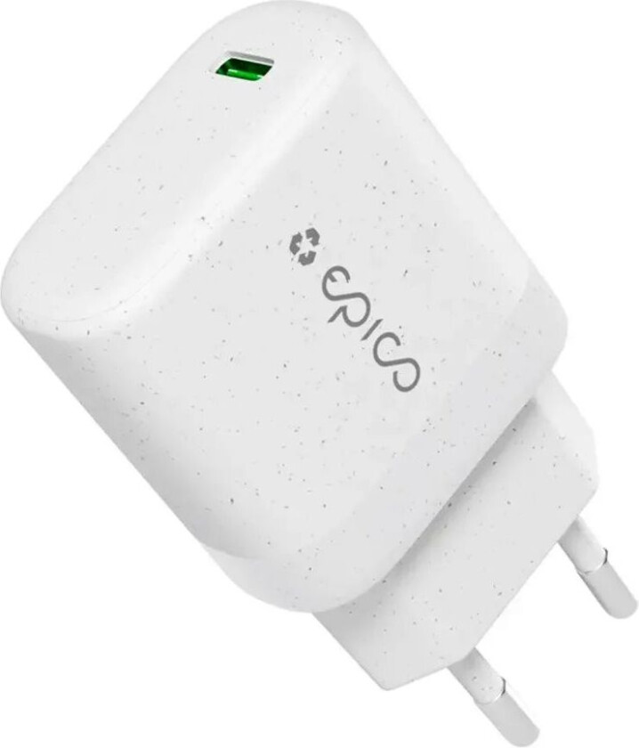 Resolve Vegglader PD 30W GaN med USB-C - Hvit