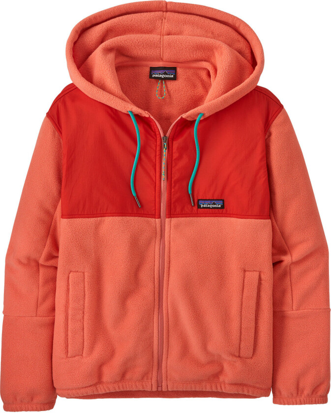 Microdini Hoody Dame Coho Coral S