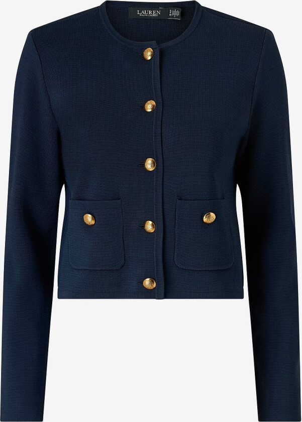 Kardigan Matte Rayon Nylon - Blå