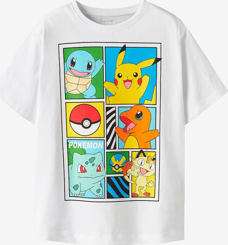T-skjorte nkmDams Pokemon SS - Hvit