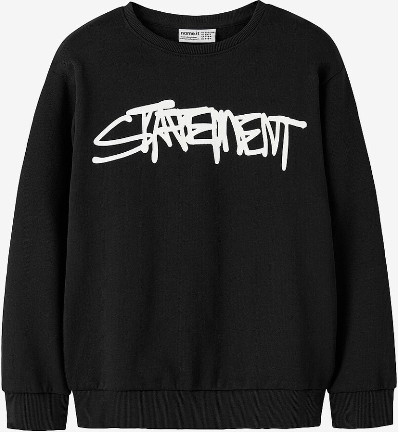 Collegegenser nkmTero LS Nreg - Svart