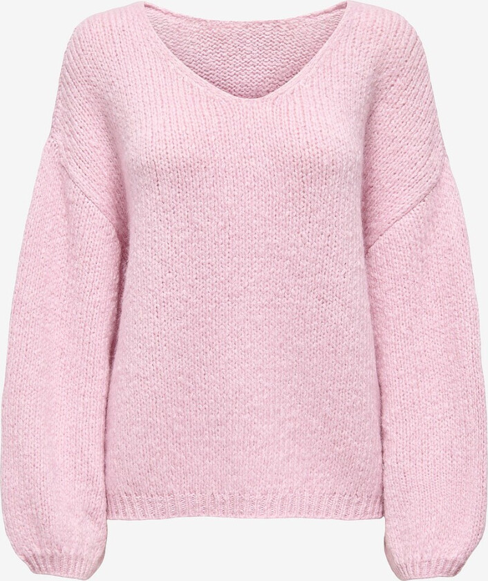 Pullover jdyDinea L/s Reversible KN - Rosa