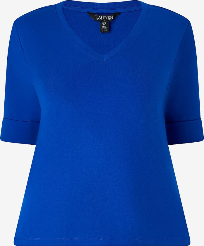 Topp V Judy-elbow Sleeve-knit - Blå