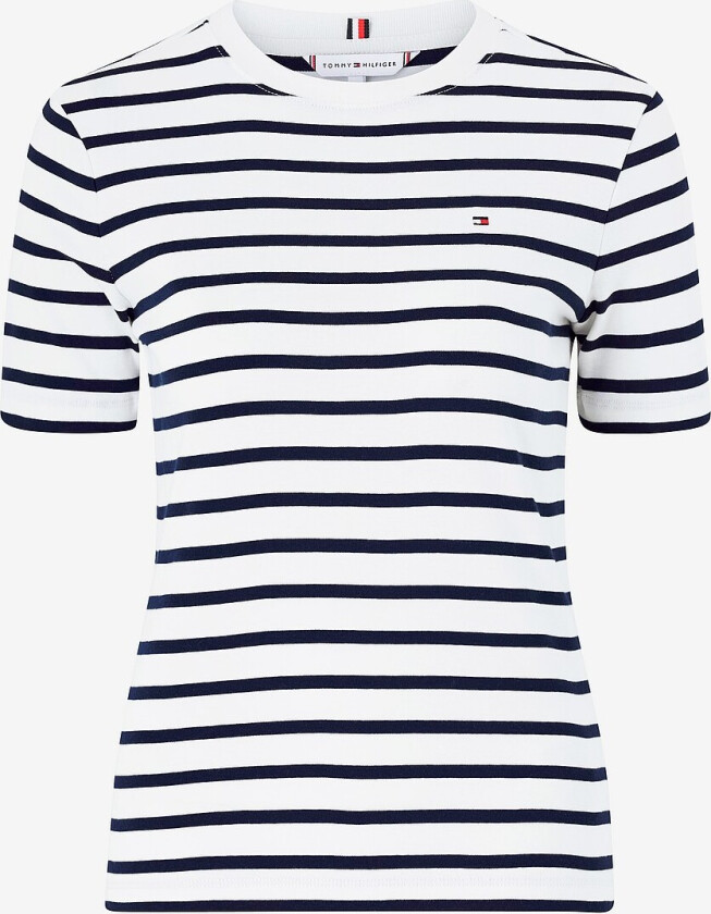 Topp Slim Cody C-nk SS - Hvit