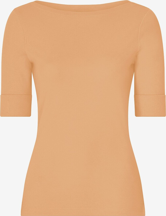 Topp Judy Elbow Sleeve Knit - Brun