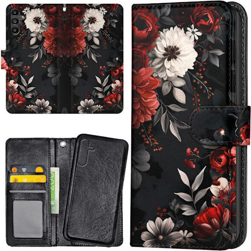 Samsung Galaxy S25 - Lommebok Deksel Flowers