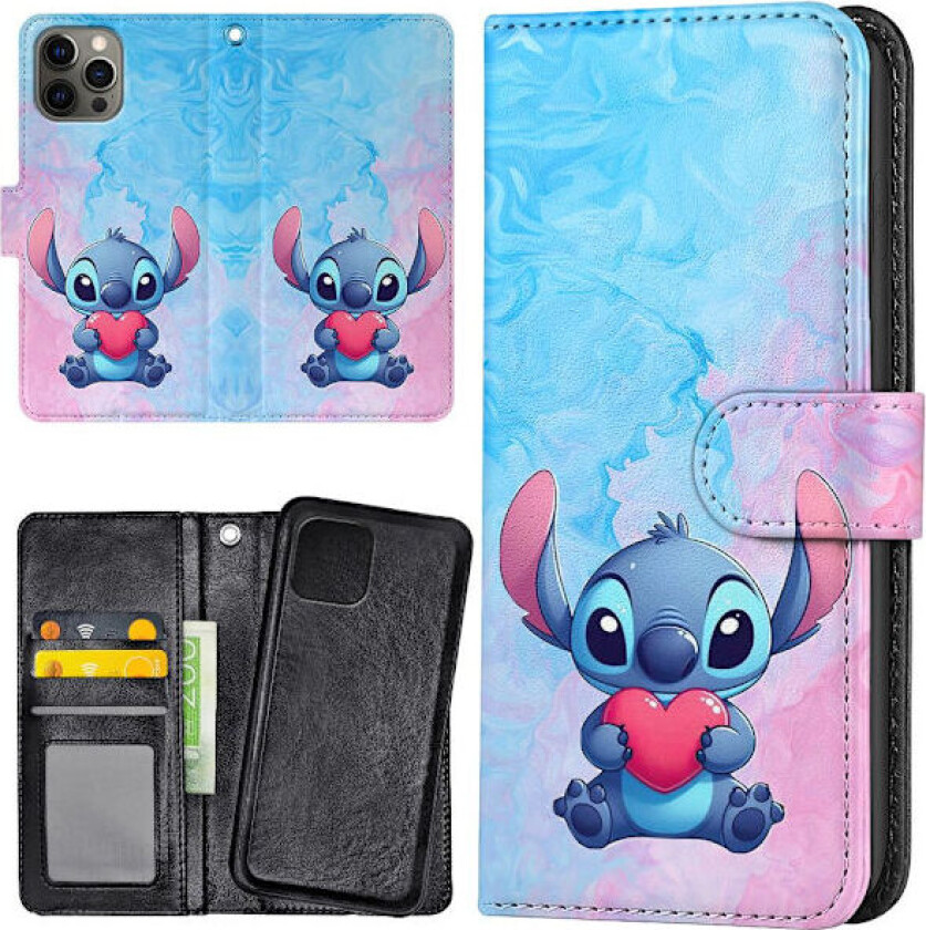 iPhone 14 Pro - Lommebok Deksel Stitch