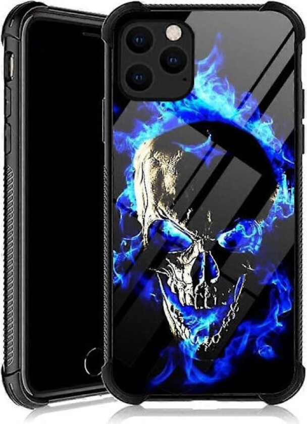 Etui Kompatibelt med iPhone 11 Pro Max, Skaller med 4 Hjørner Støtsikker Beskyttelse Myk Silikon TPU Støtfanger og Hard PC Mønster Bakdeksel for iPhone