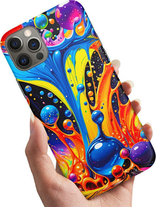 iPhone 12/12 Pro - Deksel/Mobildeksel Abstract