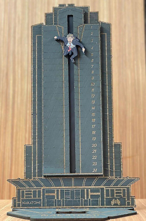 Die Hard Adventskalender - Hans Gruber faller fra Nakatomi Plaza - Limited Edition