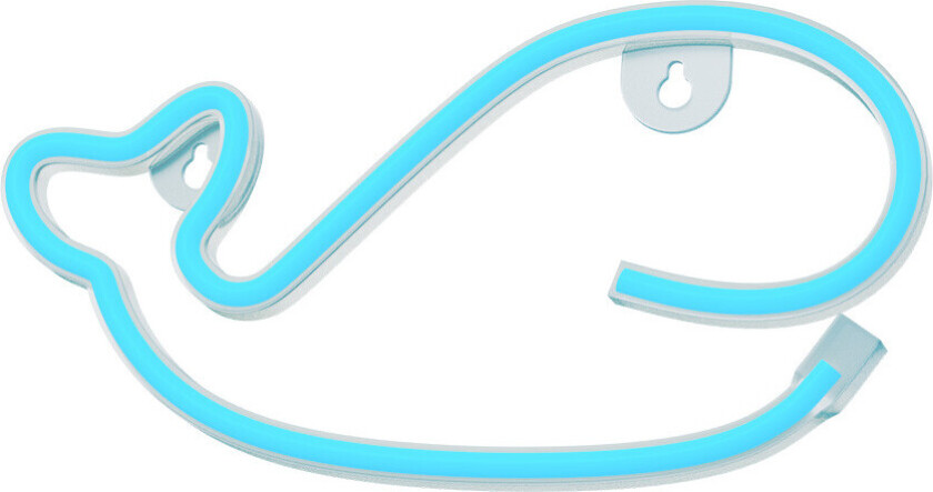 Bilde av Light FLNE19 Neon LED Vegglampe - Bl?? Hval