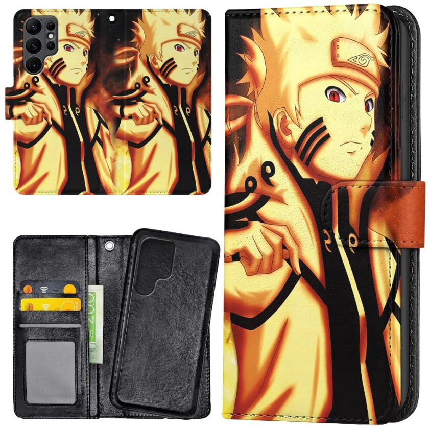 Samsung Galaxy S24 Ultra - Lommebok Deksel Naruto Sasuke