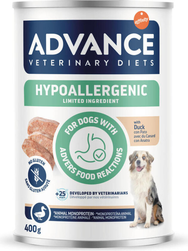 Advance Veterinary Diets Hypoallergenic - And (6 x 400 g)