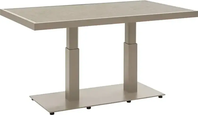 Scale salongbord 85x140 cm khaki / Greish Ceramic