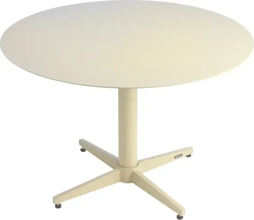 Mill salongbord Ø75 cm Pearl White
