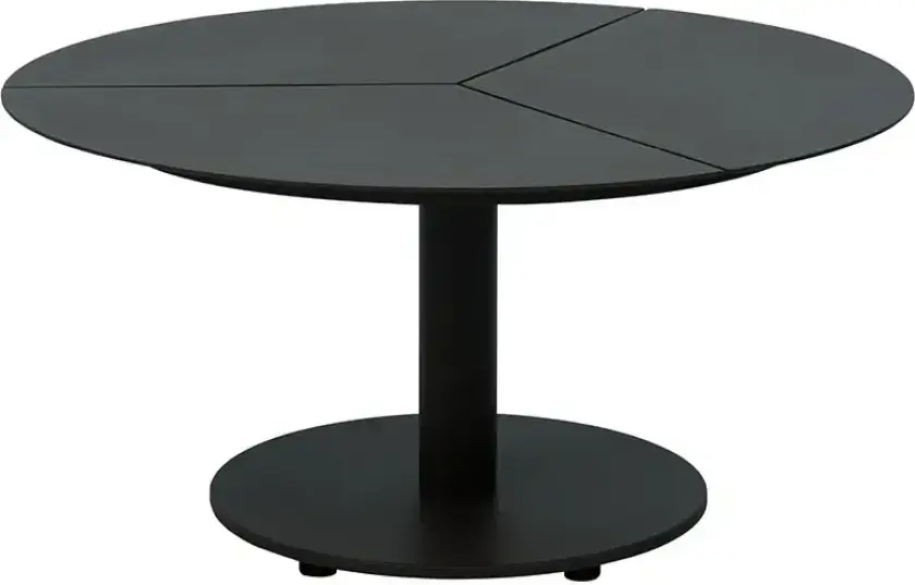 Peace lounge 40 salongbord 80 cm svart