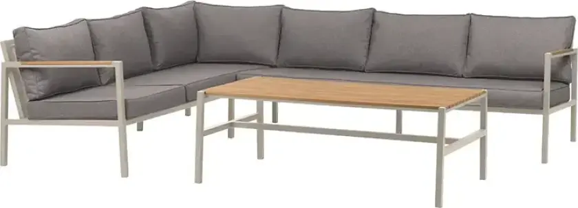 Cap hjørnesofa Stor Light Grey / Grey