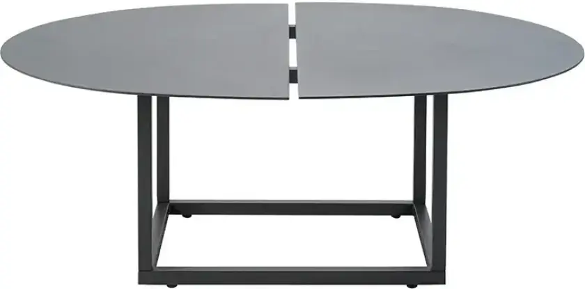 Olive salongbord 80x110 cm antrasitt