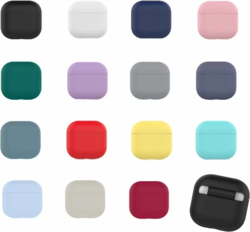 AirPods Pro 3-deksel - Velg mellom 15 farger