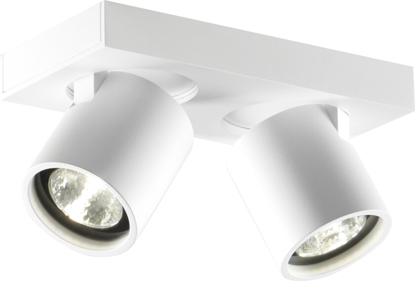Focus 2, White, 2x6W LED, 2700k, IP20 - Spotlights - Ronni Gol - Hvit