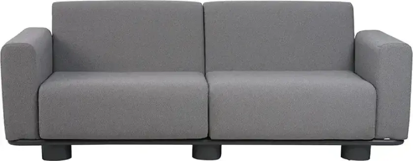 Bolster sofa Antracit / Teddy Grey