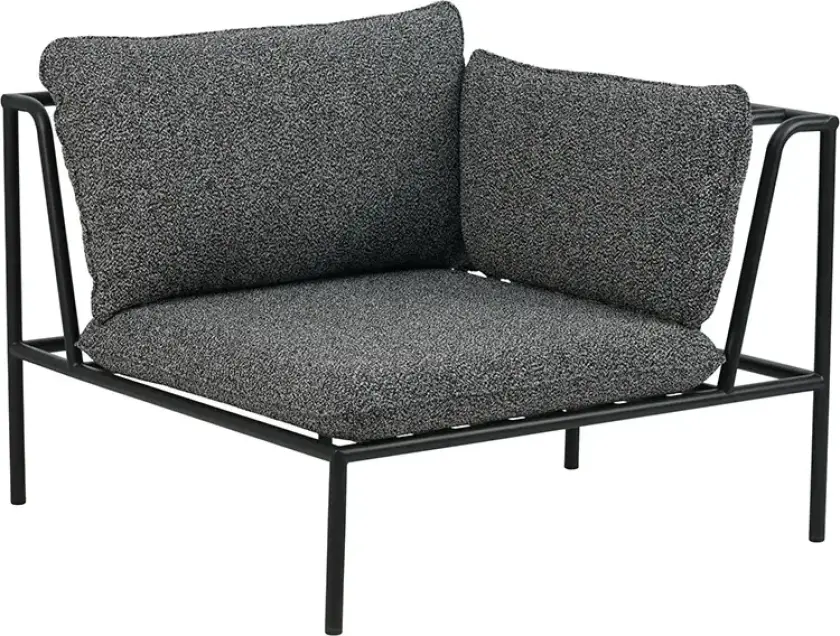 Collier hjørnestykke Svart / Teddy ant