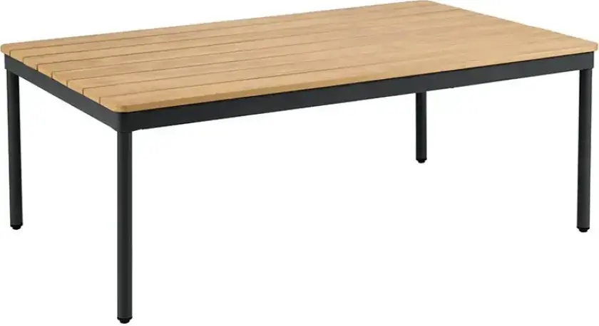 Reno salongbord 70x110 cm Svart / Natural would