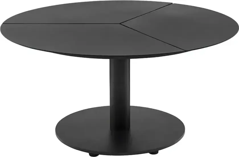 Peace lounge 46 salongbord 80 cm svart