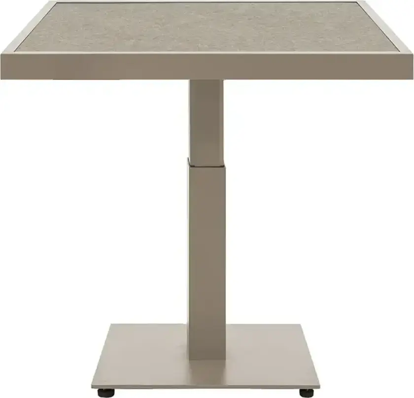 Scale salongbord 85x85 cm khaki / Greish Ceramic