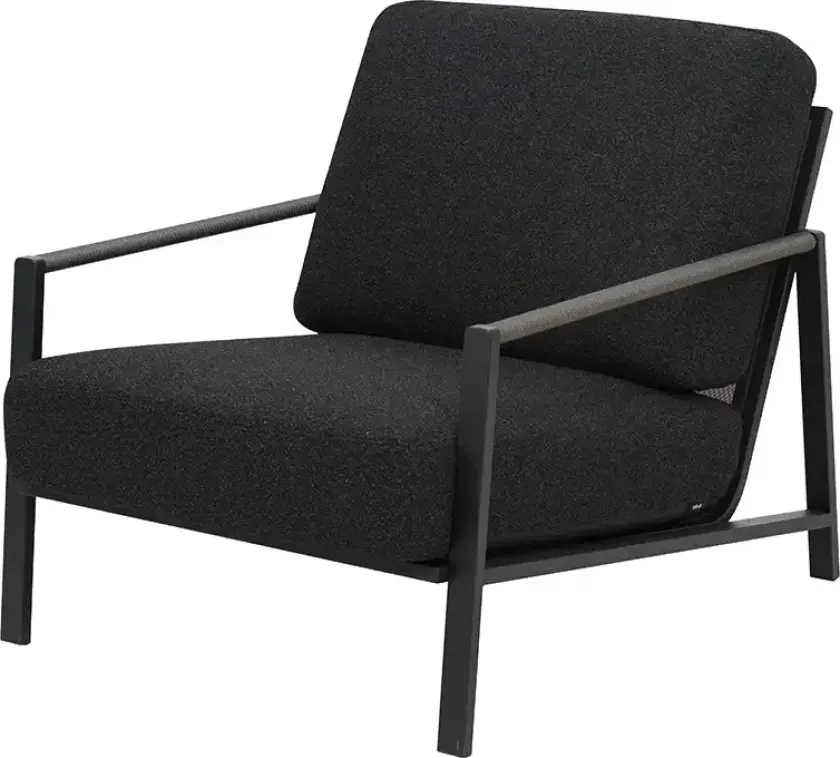 Lyra lenestol Svart / Teddy black