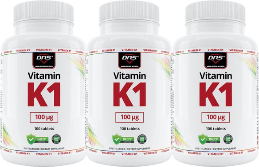 3-pack Vitamin K1 100 µg - 3 x 100 tabletter