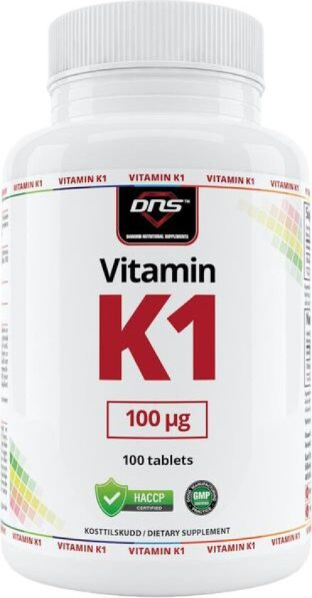 Vitamin K1 100 µg - 100 tabletter