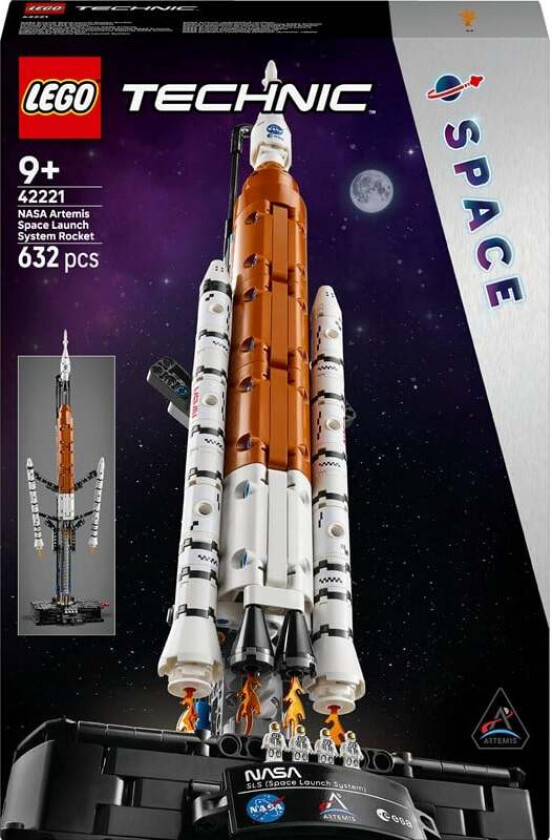 Technic 42221 NASA Artemis SLS-rakett
