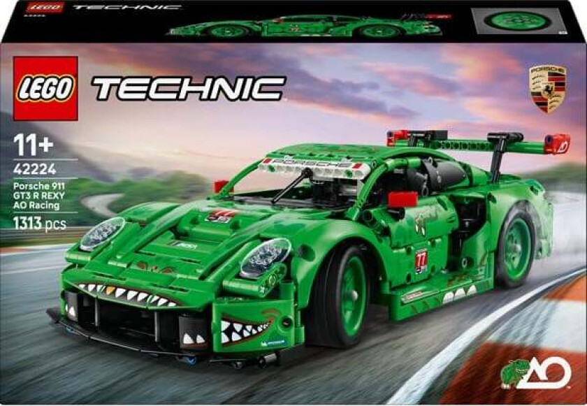 Technic 42224 Porsche 911 GT3 R REXY AO Racing-bil