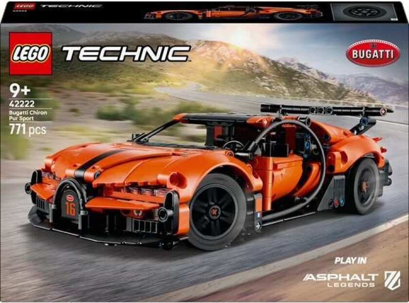 Technic 42222 Bugatti Chiron Pur Sport-hyperbil
