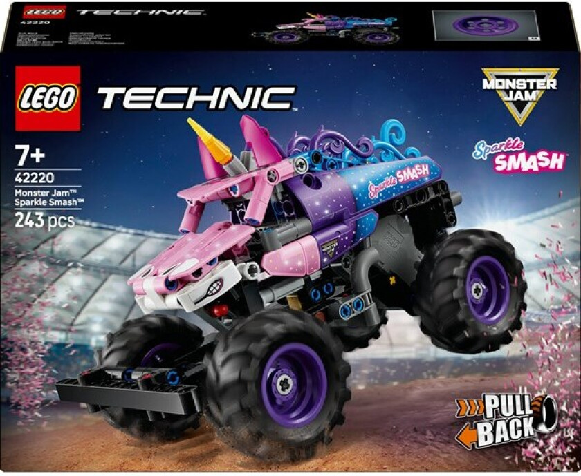 Technic 42220 Monster Jam Sparkle Smash pullback