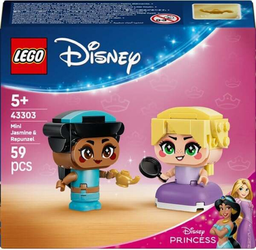 Disney 43303 Miniatyrer av Sjasmin og Rapunsel