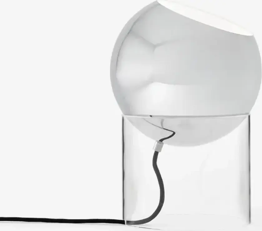 Topan VP13 bordlampe kromfarget E27