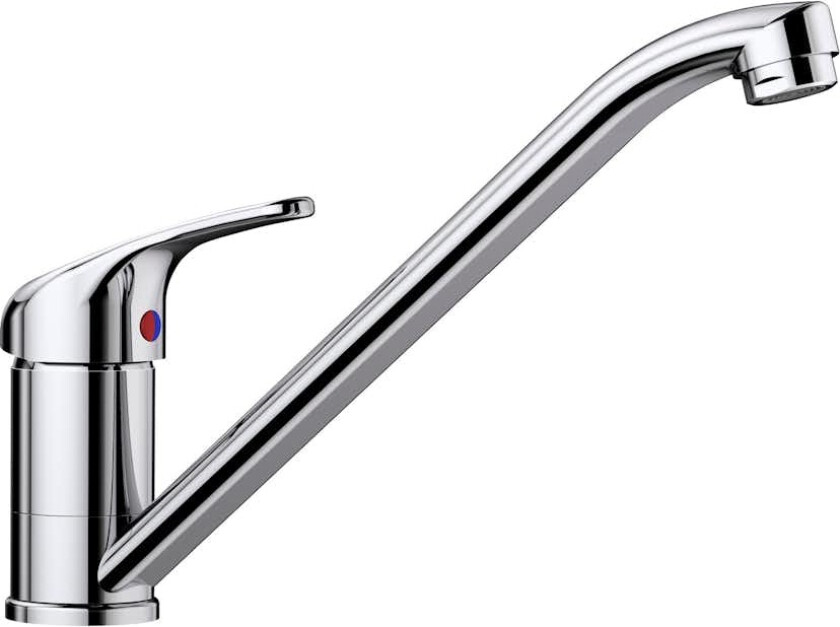 Kjøkkenbatteri Blanco Daras Ettgrepsbatteri Krom med Svingbar Tut